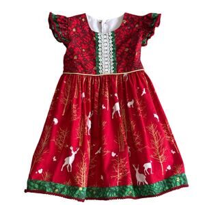 CHEEKY PLUM Toddler Girls Boutique Holiday Dress Size 3T